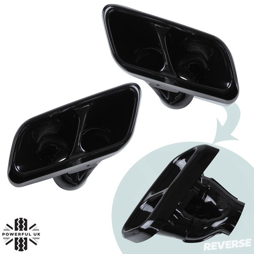 Black svr style exhaust - black,