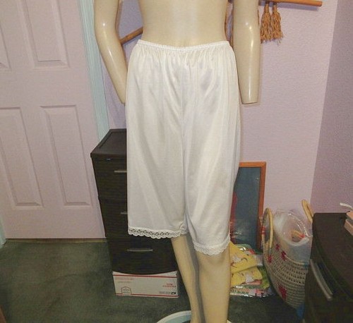 Vtg 50s pettipant tiered - pettipant,