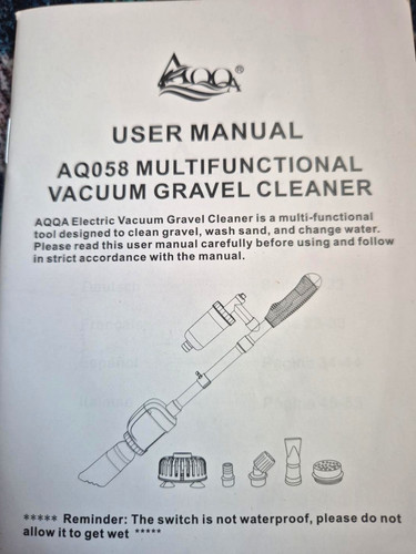 Aq058 aquarium gravel cleaner - aquarium,