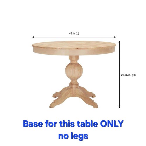 Round pedestal table - round,