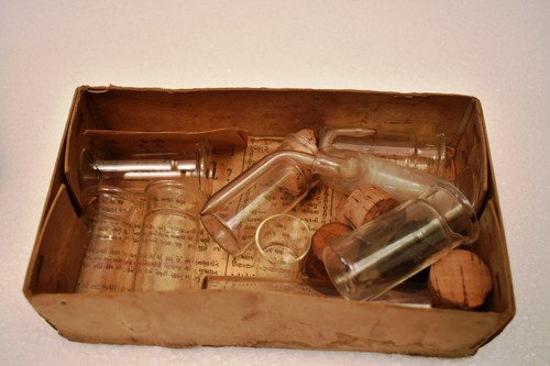 Vintage medical glassware - medical,