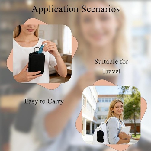 Travel sized inhaler - inhaler, case