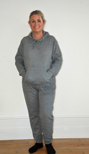 EX F & F DARK GREY RIBBED