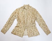 Antique 1920s Egyptian Revival Embroidered Silk Jacket c 1926