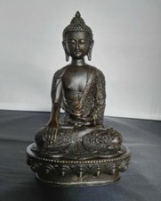 8" Old Tibet Buddhist Bronze
