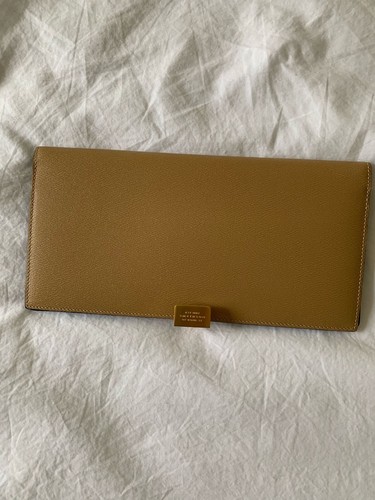 Smythson gold grosvenor - grosvenor, slim
