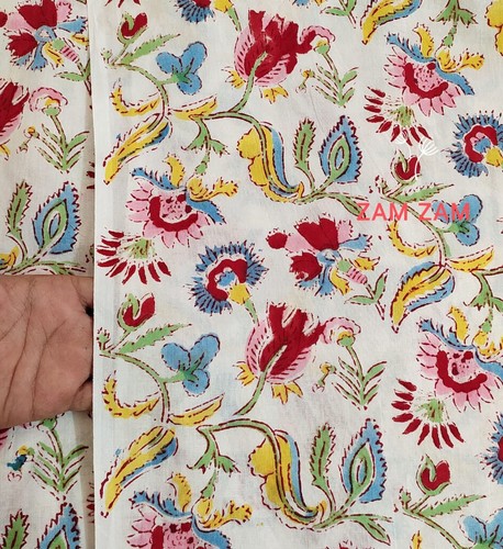 Indian hand block printed - indian,