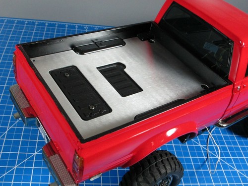 Aluminum rear bed liner - bed, trunk