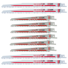 Saxton 10 Blade Reciprocating Sabre Saw Combo Wood for Makita Bosch Pack C