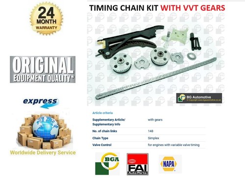 Timing chain vvt gear - timing, for