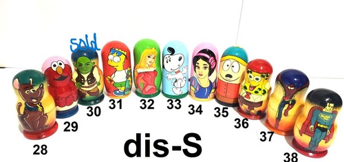 Nesting doll disney pcs - 5, 4"
