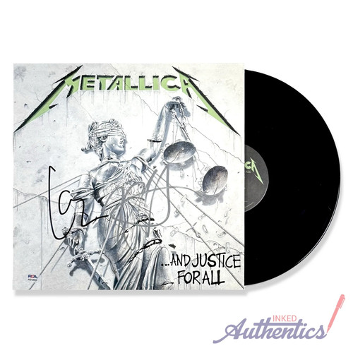 Metallica signed autographed - metallica,
