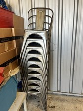Gun Metal Tolix Style Dining