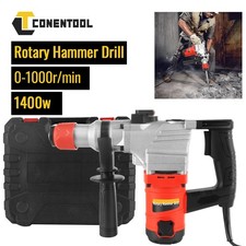 Electric Demolition Rotary Jack Hammer Drill Concrete Breaker W/Case Heavy Duty