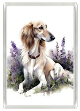 SALUKI DOG FRIDGE MAGNET GREAT