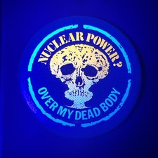 Glowing Vintage UV Badge