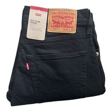 Levi's 512 Slim Taper (Black) Men's Stretchable Jeans all sizes