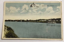 1921 Postcard Barge Canal
