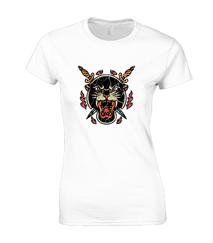 Panther and swords ladies - panther,