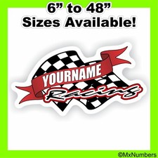 Custom Your Name Racing Decals