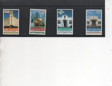 New Zealand Stamps  1999 Art Deco Buildings set of 4 MNH
