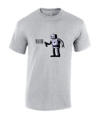 TAGGING ROBOT BANKSY MENS T