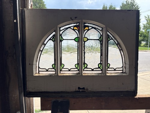 Antique stained glass - antique,