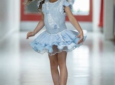 Bespoke Custom Made Dance Costume Roughly Age 5-7 Years Comes With Headpiece