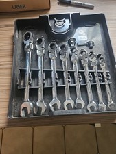 Halfords Advanced 8pc Flexi Head Ratchet Spanner Set 8, 10,12,13,14,15,17,19mm