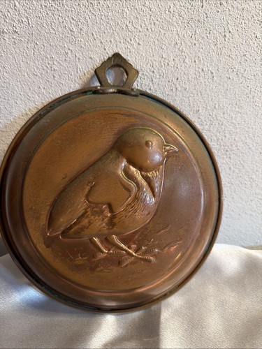 Vintage copper mold bird fall - vintage,
