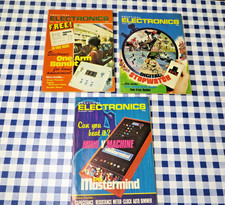 Practical Electronics Magazine 1977 May, July & Aug - 3 Issue - Hobby Collector