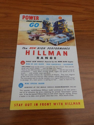 New high performance - high, hillman
