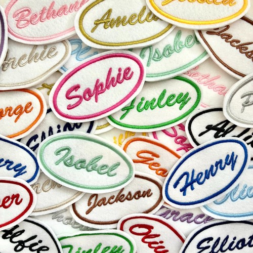 Personalised embroidered name - personalised,