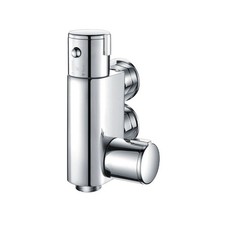 Clario Vertical Thermostatic Mixer Shower Valve Chrome - Twin Outlet