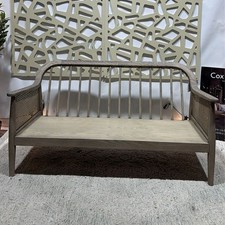 COX & COX Aged Wicker Sofa