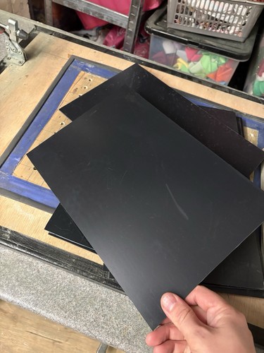 Abs black pinseal plastic - abs,