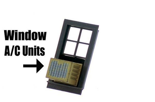 Window air conditioner units - window, 4
