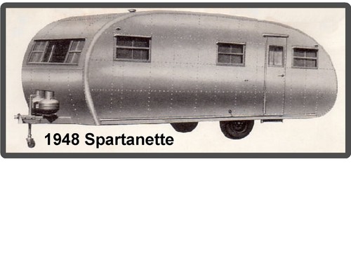 1948 spartanette trailer coach - spartanette,