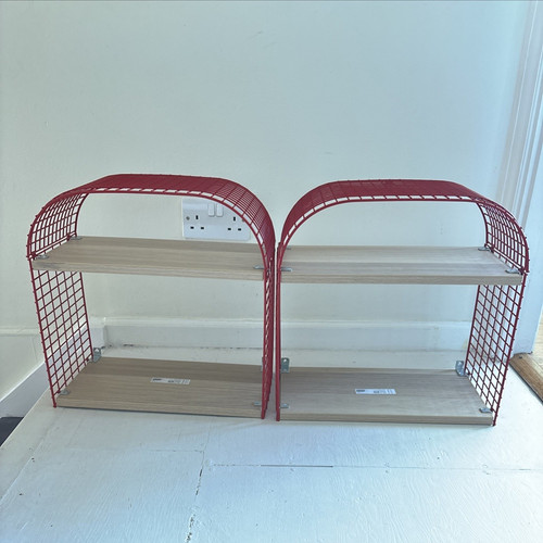 Pair ikea wall mounted - ikea, red