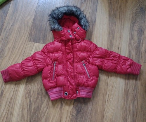 Next red girls coat - next, with