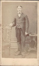 Man Chair Table Book