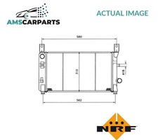 ENGINE COOLING RADIATOR 506224