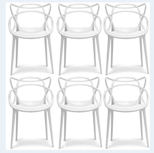 White master dining chairs - master,