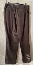 MEN’S BROWN CORDUROY CLASSIC TROUSERS SIZE 36R