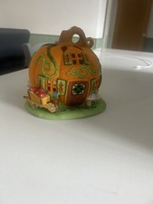 Partylite Retired/Discontinued Pumpkin Patch Tealight House - Halloween Candle.