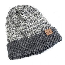 Hat Men's/Boys Ribbed Knitted