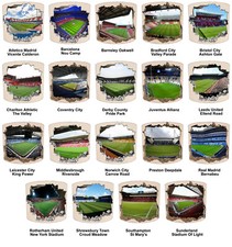 Football Stadiums Lampshades Kids Football Wall Art & Football Duvet Covers.