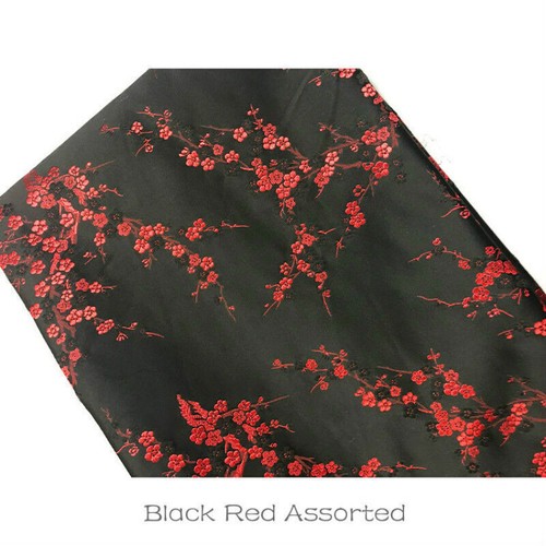 Chinese damask fabric plum - damask,