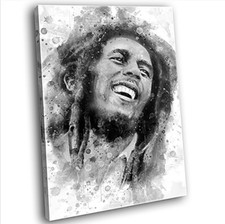 Bob Marley Abstract Canvas