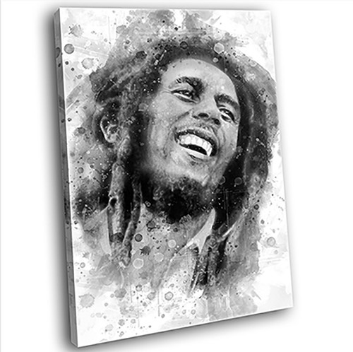 Bob marley abstract canvas - abstract,